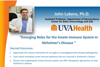 Neurology Grand Rounds Flyer: John Lukens